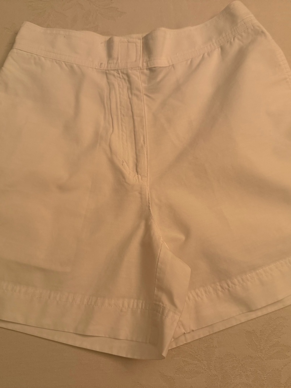 Lauren Ralph Lauren Cream High-Rise Tailored Shorts